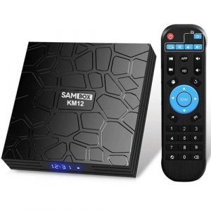 Box android SAMBOX KM12 4K 4GO/64GO + abonnement 1 an sig-shop.tn