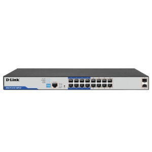 Switch D-LINK DGS-F1210-18PS-E PoE+ géré intelligent Gigabit avec 16 ports PoE+