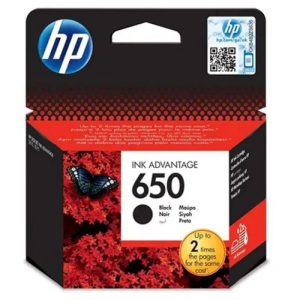 cartouche d'encre HP 650  Noir Advantage authentique
