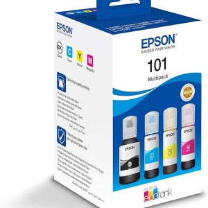 Pack de 4 Bouteille D'encre EPSON EcoTank Multipack 101