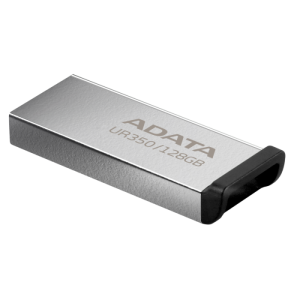 Clé USB ADATA UR350 128Go USB 3.2 - Silver&Noir