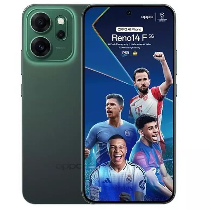Smartphone OPPO Reno14 F 5G 12Go 512Go BRIGHT GREEN