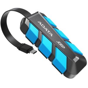 Disque Dur Externe ADATA SC740 500 Go SSD USB 3.2 - Noir&bleu