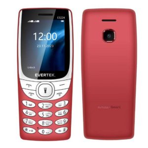 Téléphone Portable EVERTEK E3224 - Rouge
