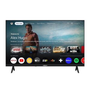 Tv VEGA 50" Smart Qled FHD Avec Récepteur Intégré - Noir