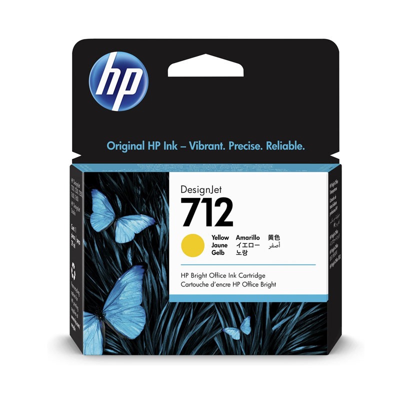 Cartouche d’encre d’origine HP 712 – Jaune - HP