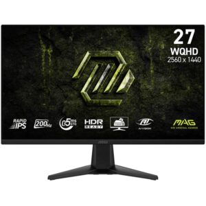 Ecran Gaming MSI MAG 275QF E20 27'' WQHD Fast IPS 200 Hz
