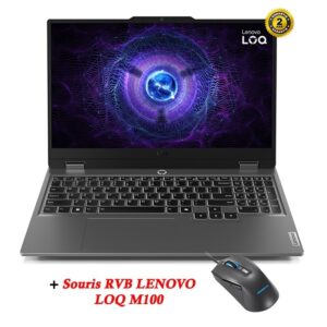 PC Portable Gamer LENOVO LOQ 15IRX9 i7 13è Gén 16G RTX 4050 (83DV01HFFG)