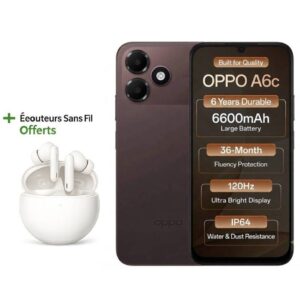 Smartphone OPPO A6c 4Go 128Go 4G - Marron