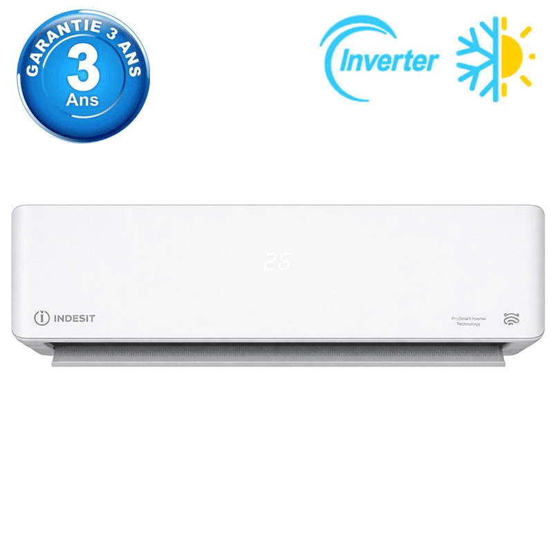 INDESIT 24000 BTU Inverter Chaud/Froid – Garantie 3 Ans - Indesit